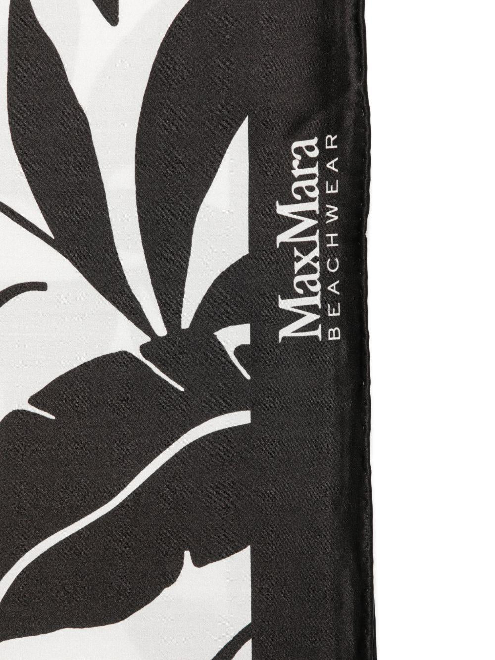 Stola Foulard In Raso Di Seta BCHSPUMA 001 FLOREALE MAX MARA 