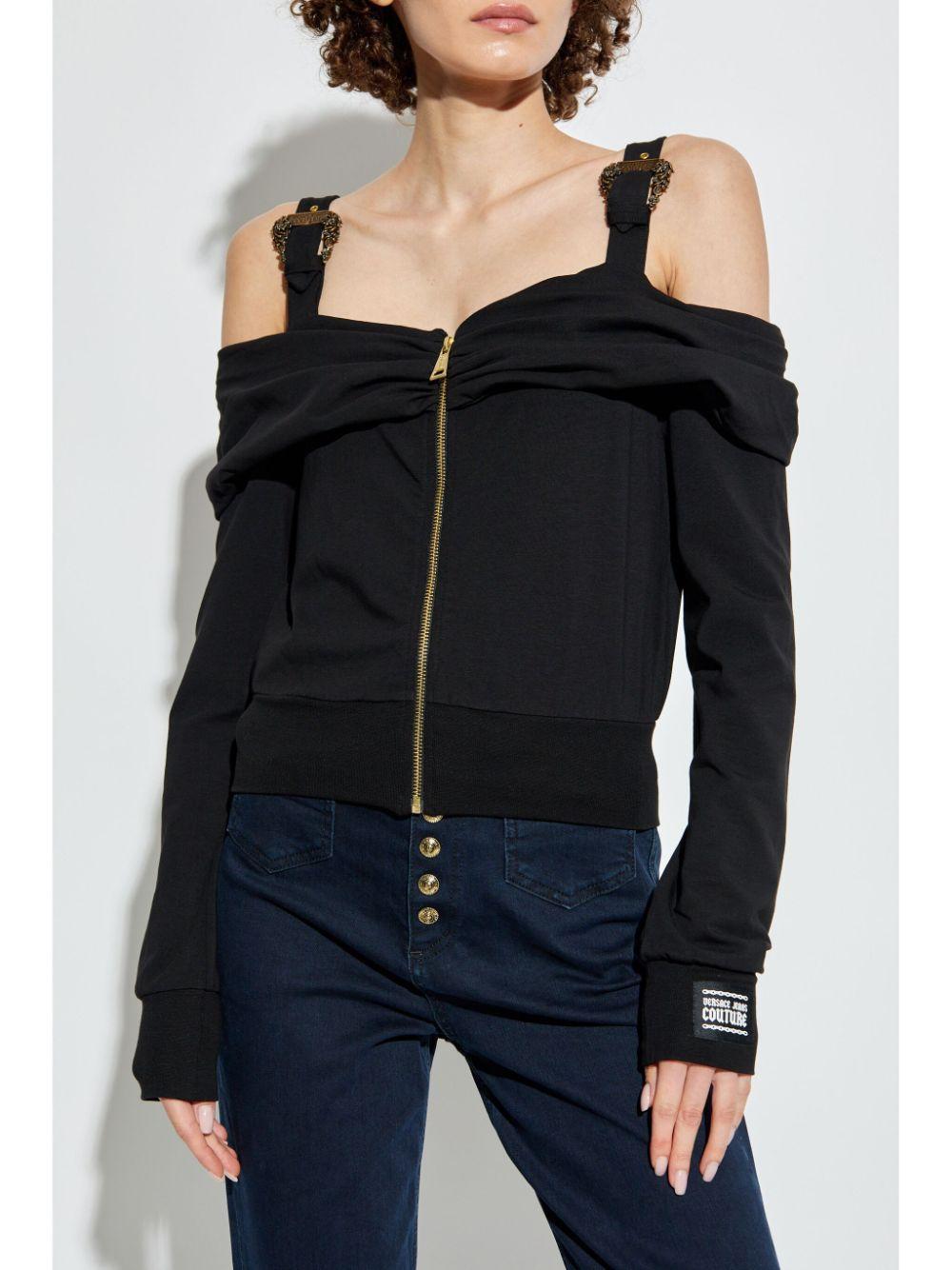  77HAI318J0089 899 BLACK VERSACE JEANS COUTURE 