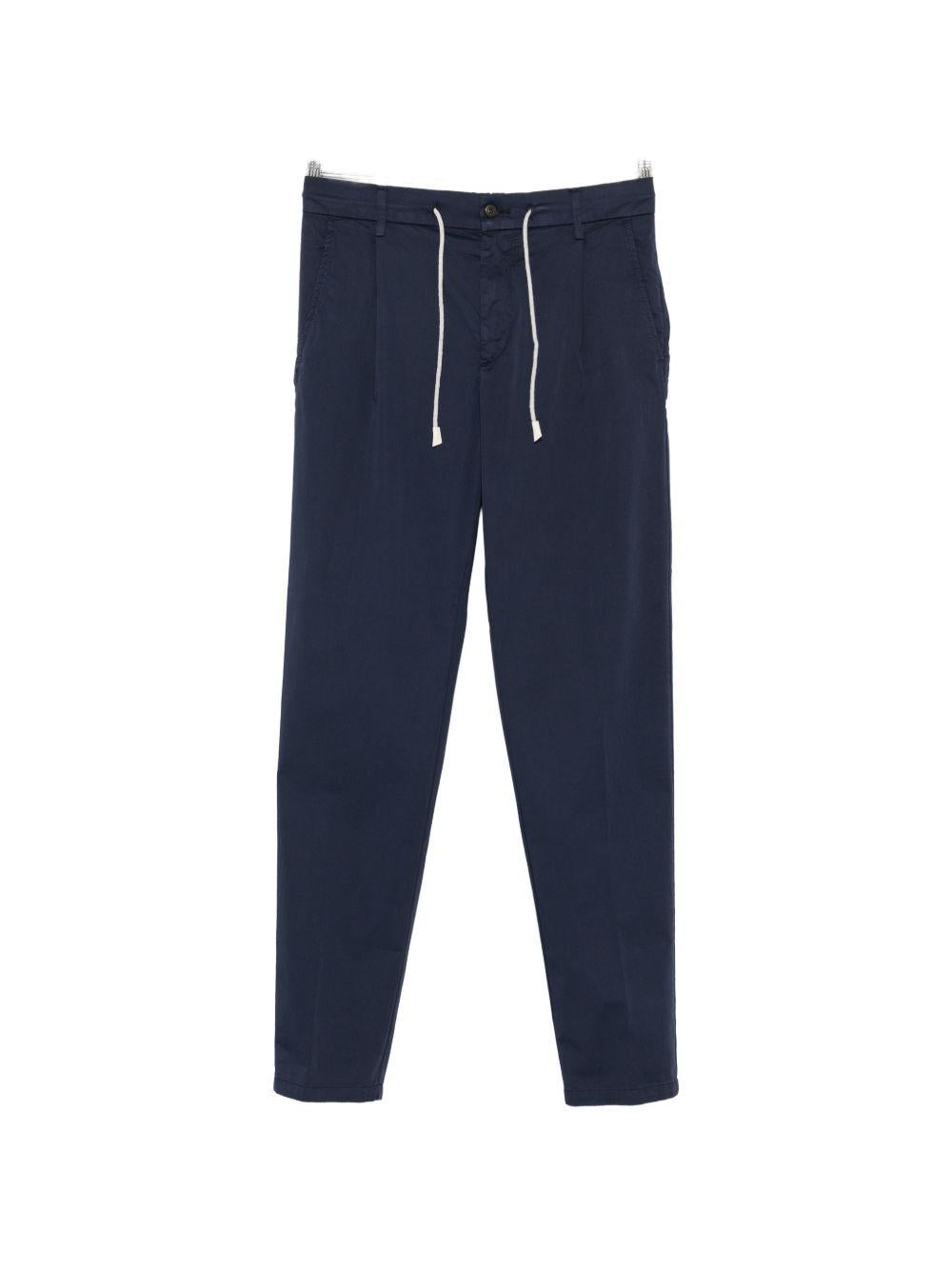 Jogger in cotone stretch tinto in capo M75PANG03TET0K007 11N BLUE ELEVENTY 