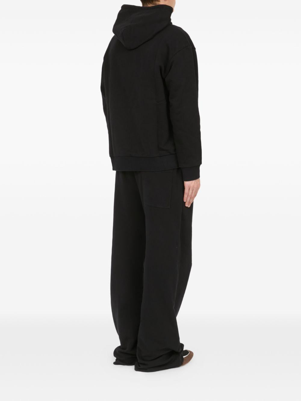 Felpa con cappuccio black SH2GU0034M25014 900 MM6 MAISON MARGIELA 