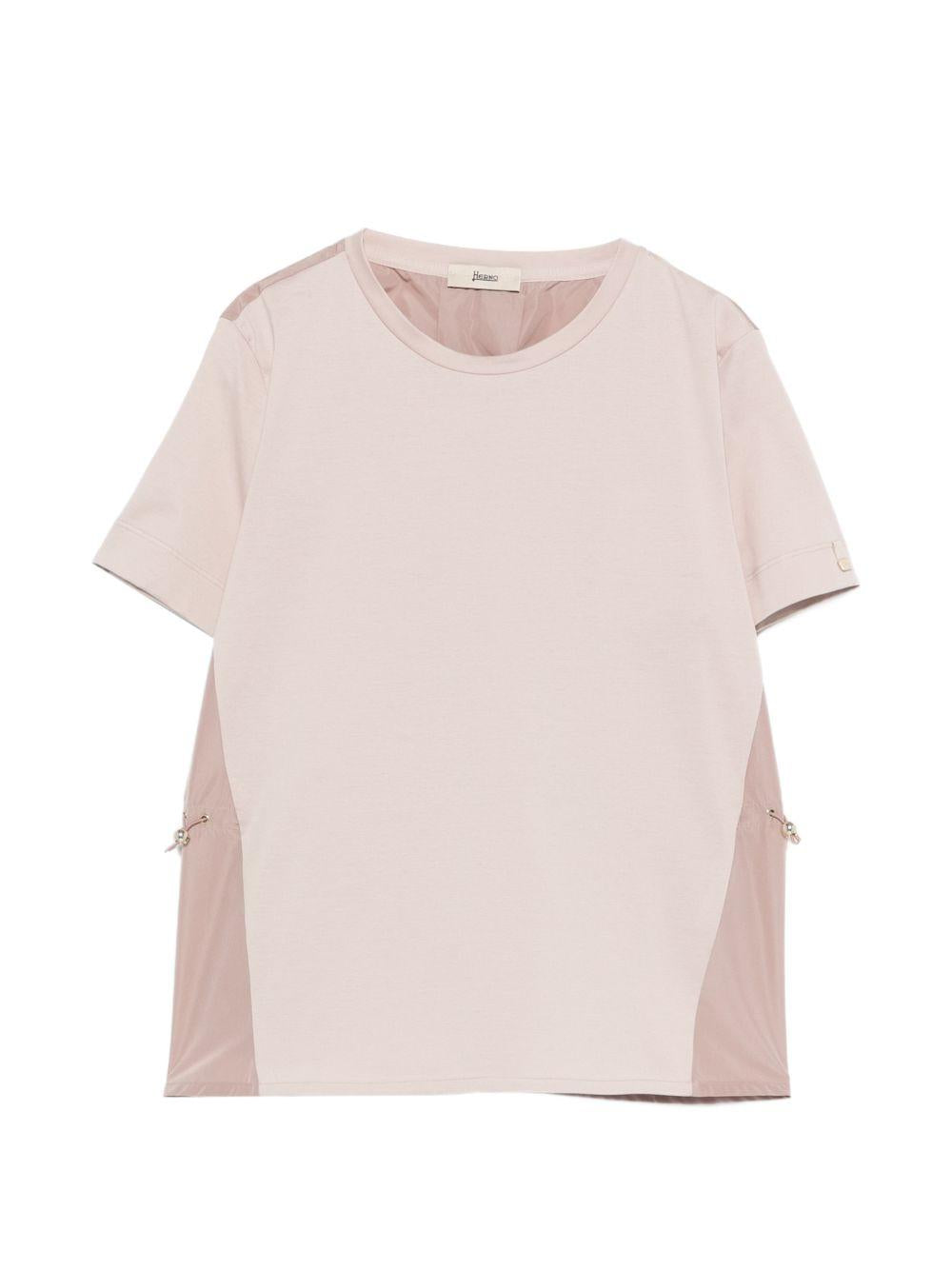 T-shirt in Chic Cotton Jersey e New Techno Taffetà JG000224D52006 4035 CIPRIA HERNO 