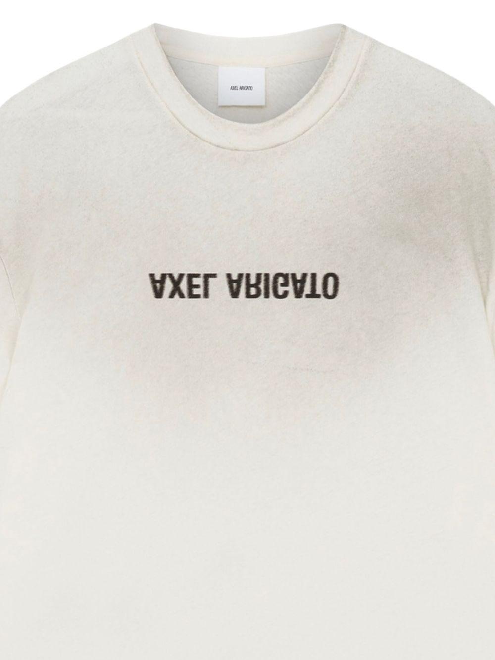 Distort Light T-Shirt A3543002 WHITE AXEL ARIGATO 