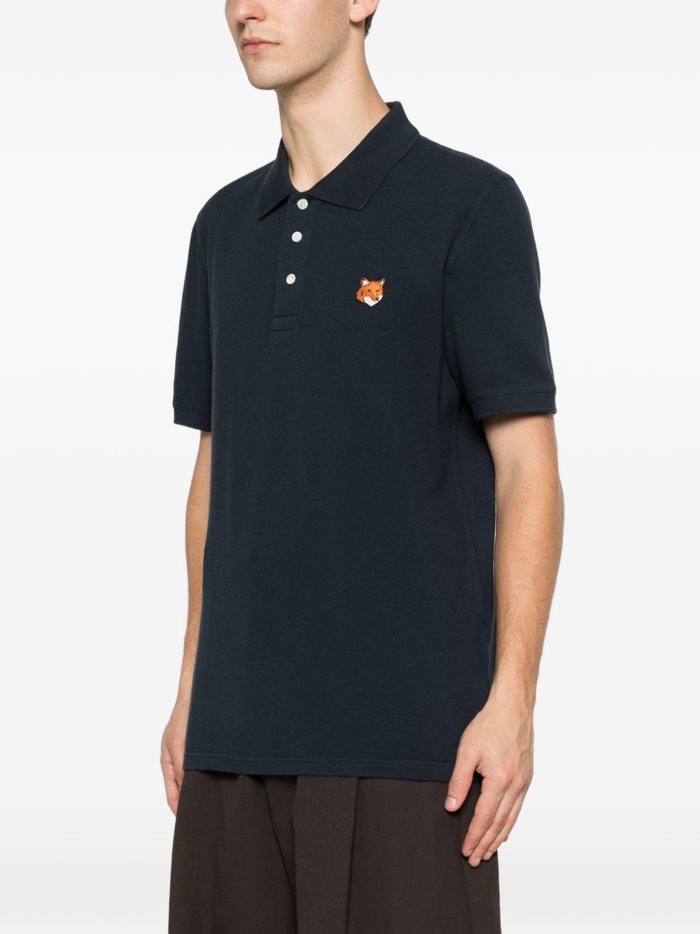 Polo a maniche corte PM00209KP0002 0413 CLASSIC NAVY MAISON KITSUNE 
