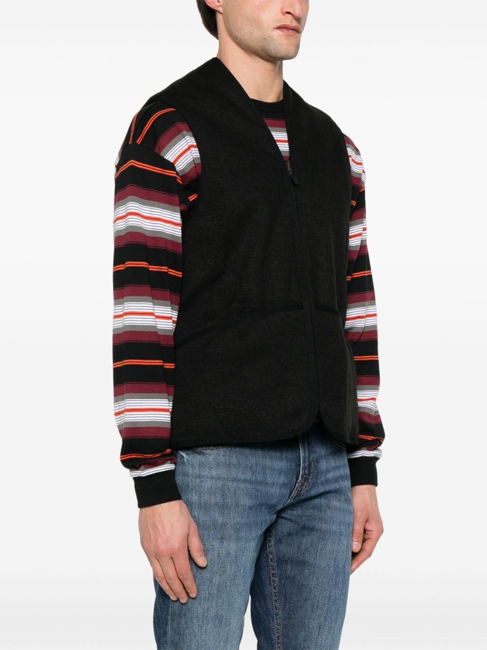 Gilet/fodera in pile caldo con cerniera MLI0004MLI1 BK11 BLACK BARBOUR 