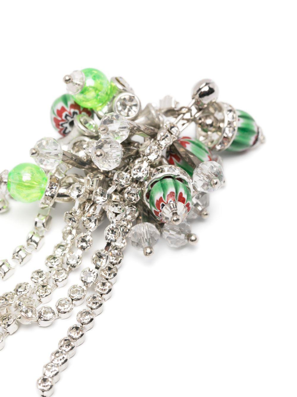 Embellished Pin Earrings EARW2611310 604 GREEN DRIES VAN NOTEN 