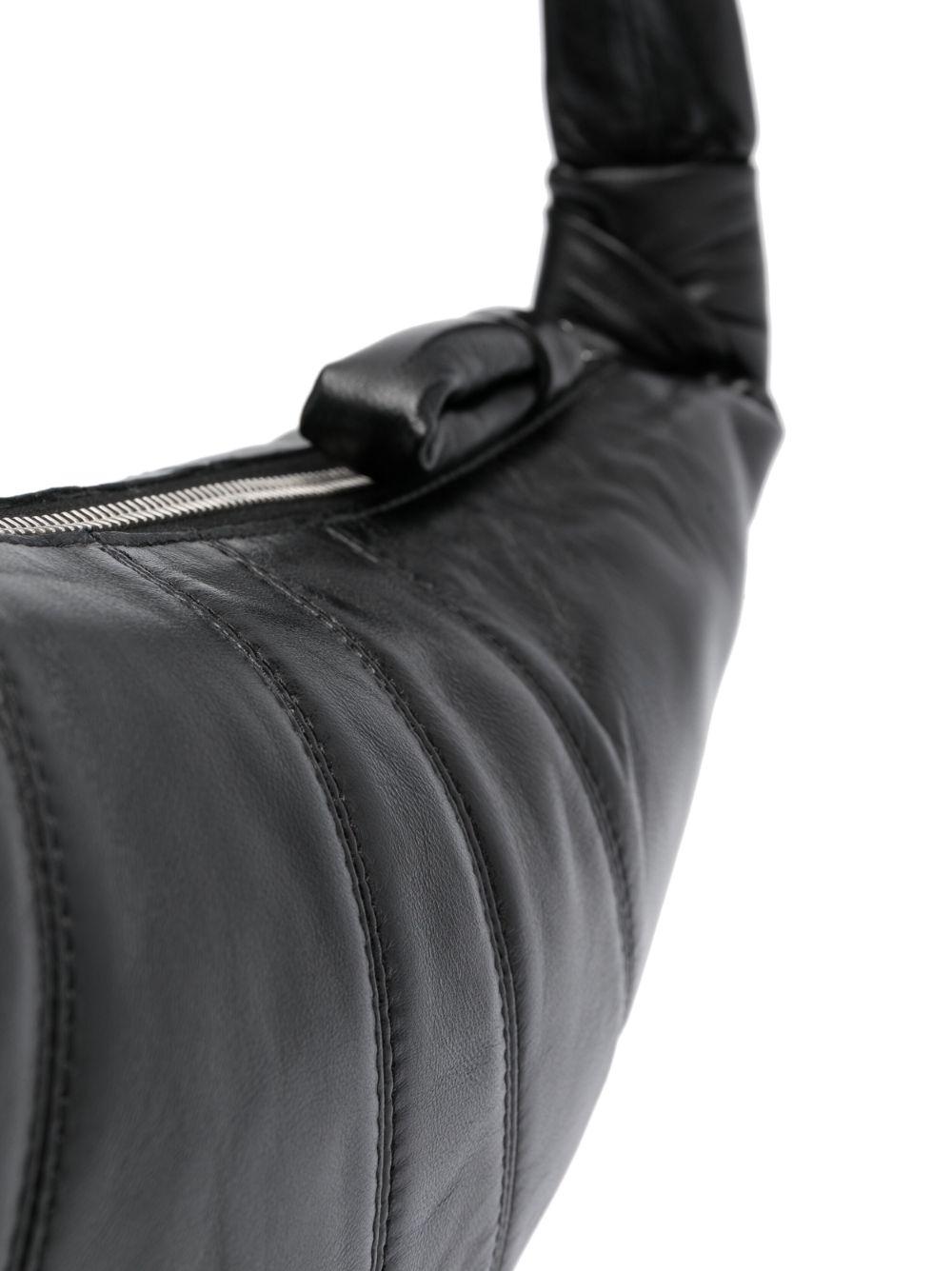 Medium Croissant Bag - Black Nappa Leather BG0001LL095 BK999 BLACK LEMAIRE 