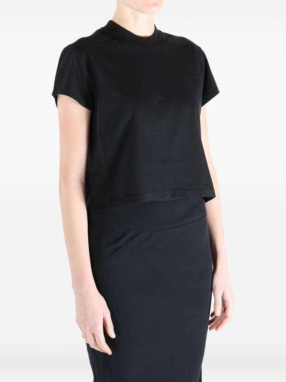 Cropped Small Level T DS01F4207RN 09 BLACK RICK OWENS DRKSHDW 