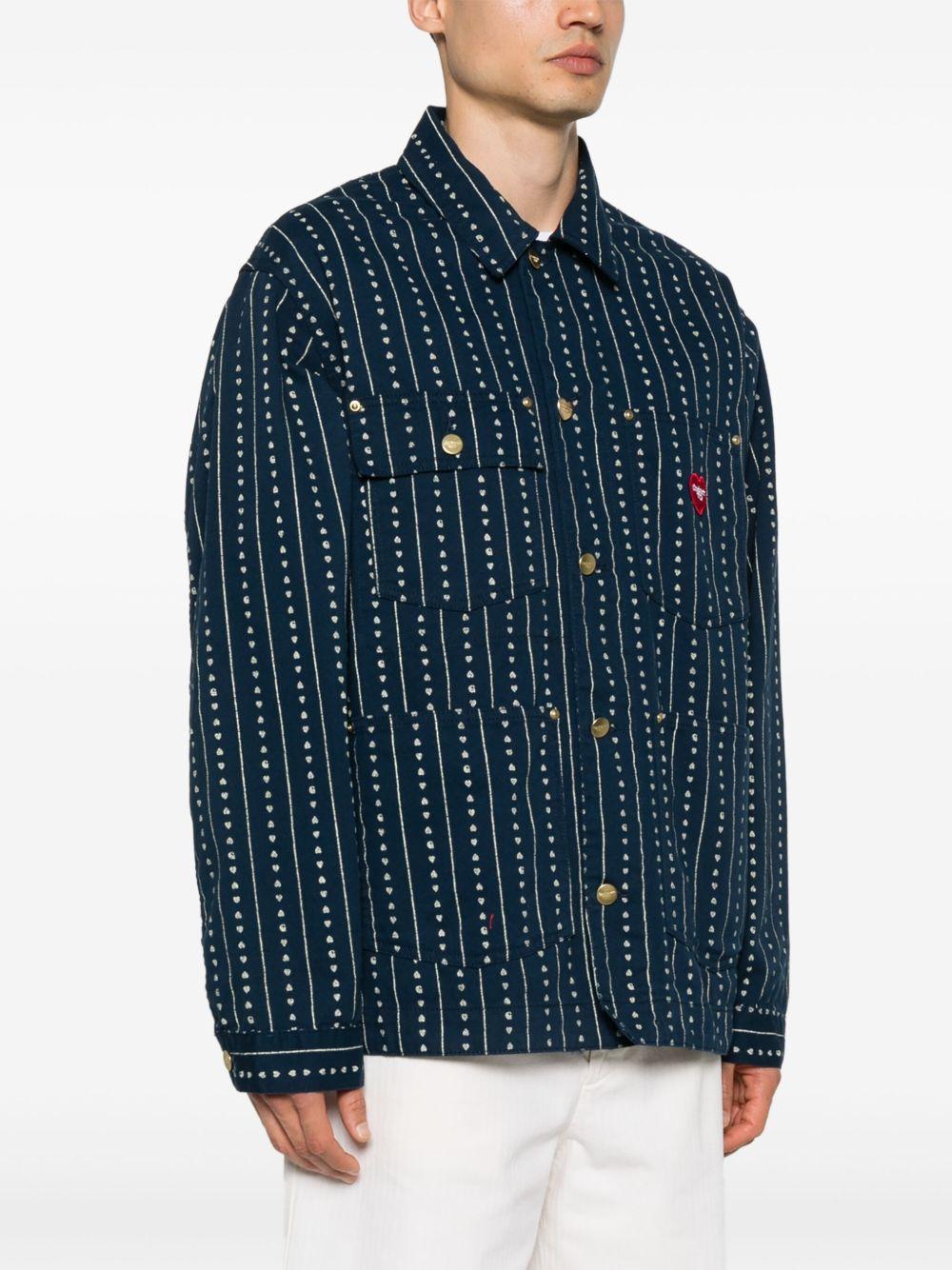  I034823 2RU02 HEART PINSTRIPE CARHARTT WIP 