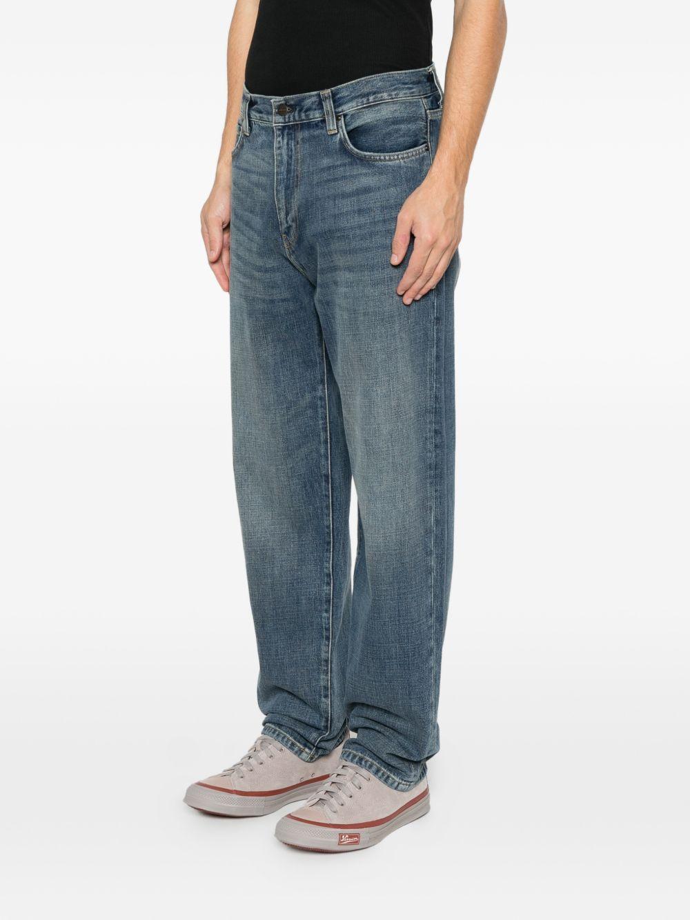Aaron Pant I035879 014L BLUE DARK USED WASH CARHARTT WIP 