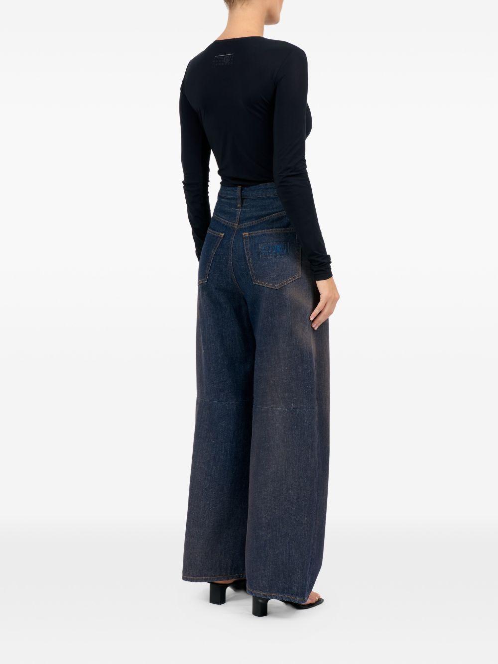 Jeans 5 Tasche in Denim Blu S62LB0218M30055 963 MM6 MAISON MARGIELA 