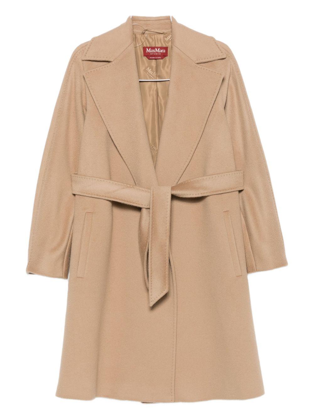 Cappotto in drap di pura lana - Cammello LORIANAMM10587 006 CAMMELLO MAX MARA STUDIO 