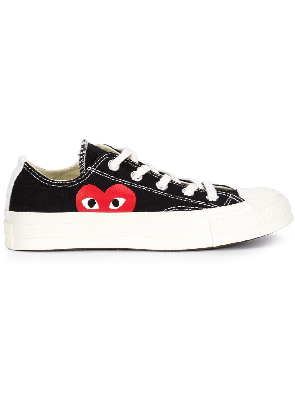  P1K111 1 BLACK COMME DES GARCONS PLAY X CONVERSE 