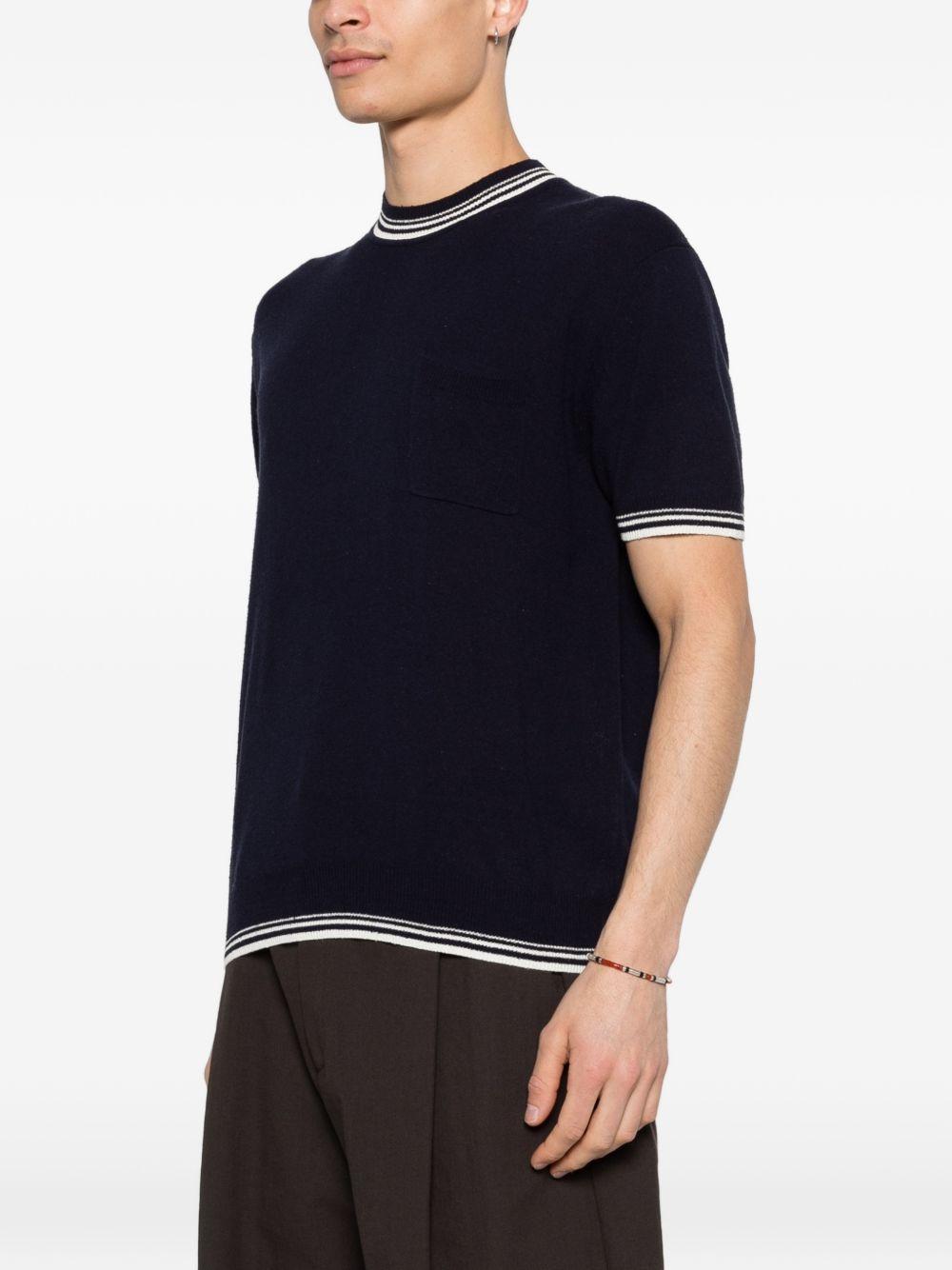 Striped pocket T-shirt A23F600 0001 PAOLO PECORA 