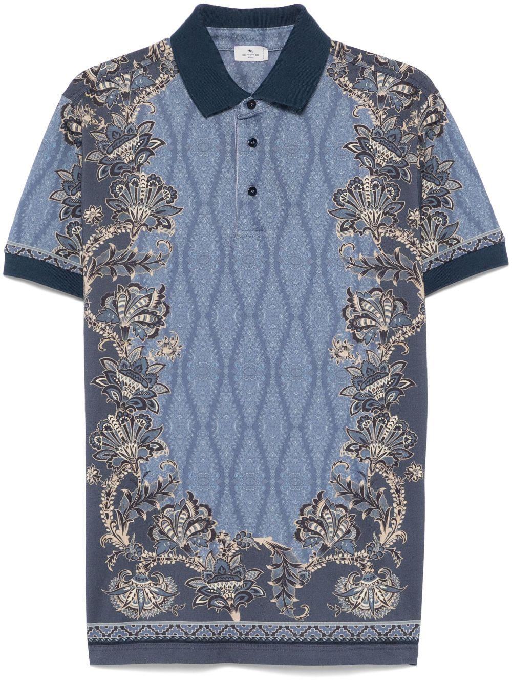 Polo con stampa paisley MRMD0004AK568 X0883 ETRO 