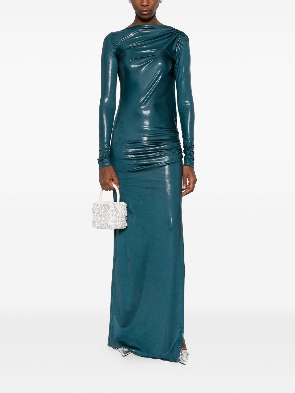 Sophie Maxi Dress T180129CTJP154 445 TEAL THE ANDAMANE 