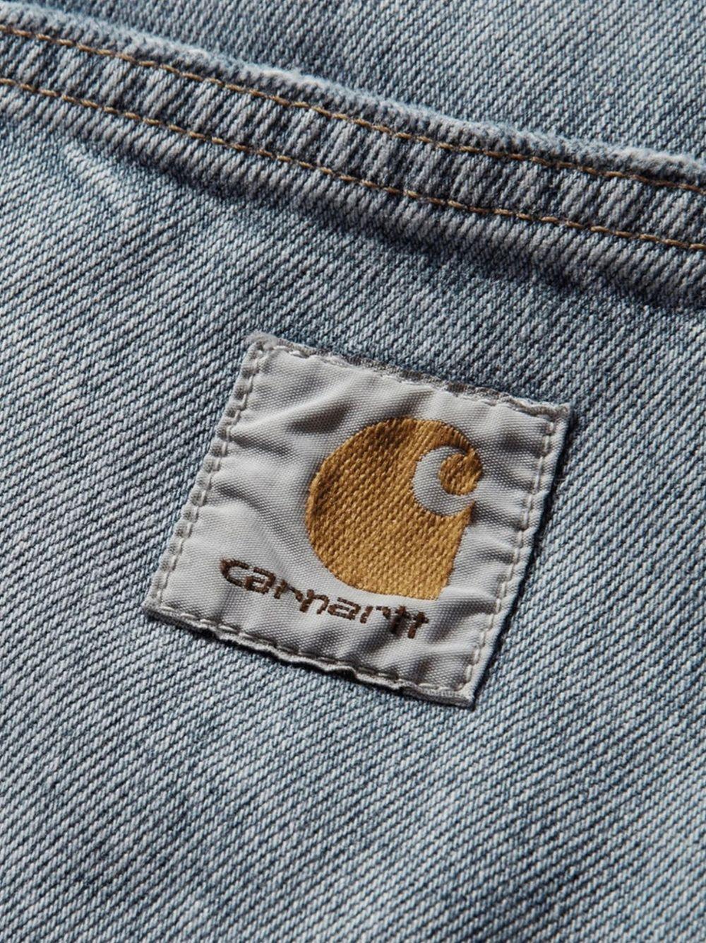 Langdon Short 'Smith' Denim I036587 01WU BLUE HEAVY WORN CARHARTT WIP 