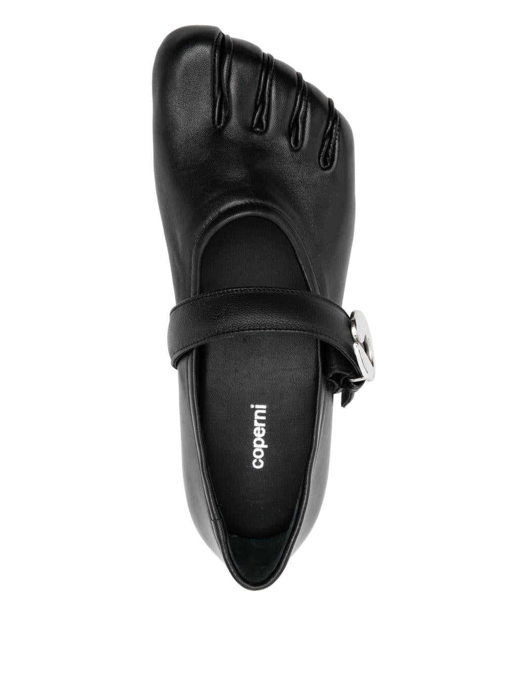 Five-Toe Ballerina Belt Flat COPSH73F6016 BLACK COPERNI 