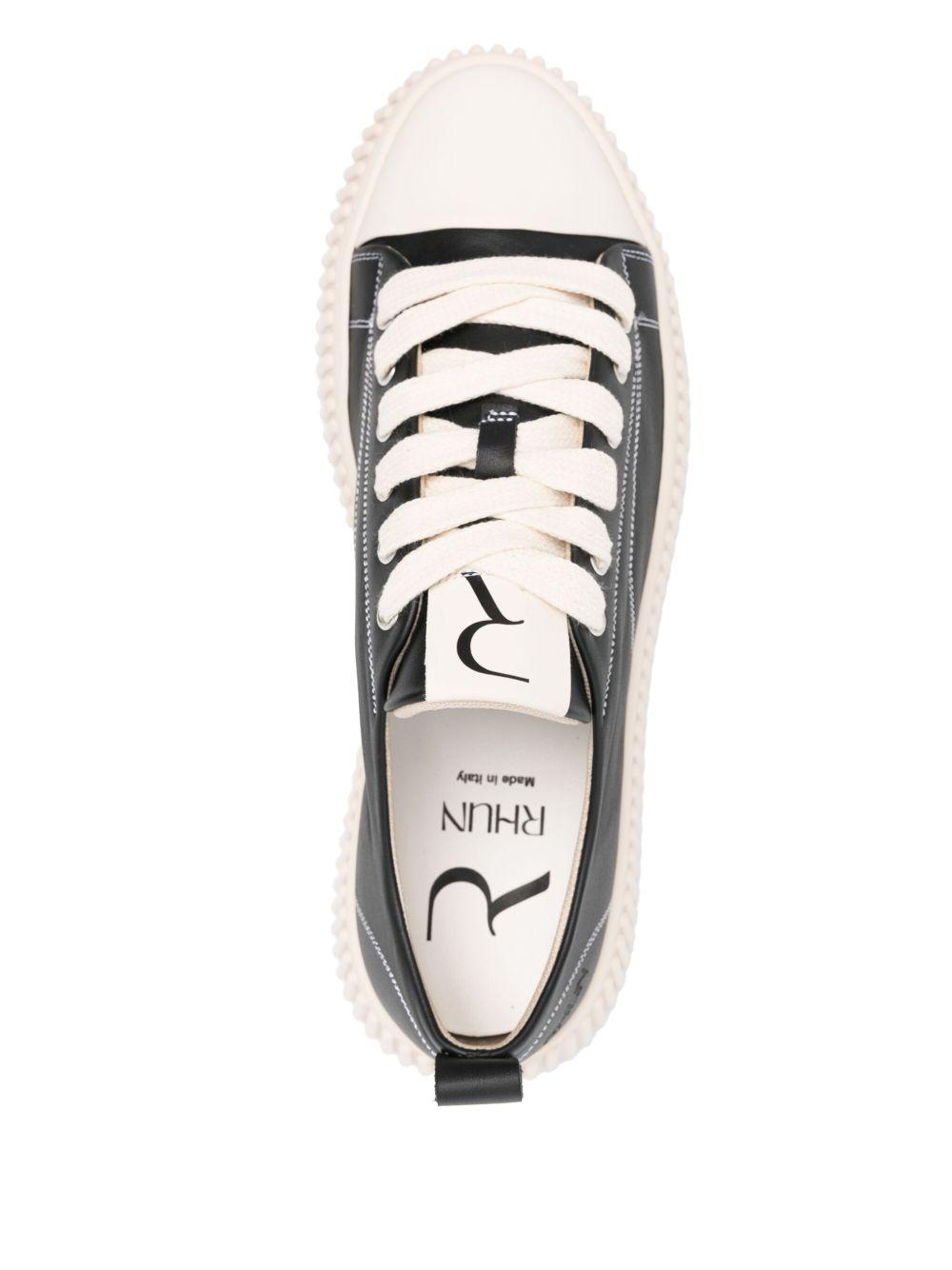 Sneakers 2020 Treble Black Leather 2020 LEATHER BLACK RHUN 