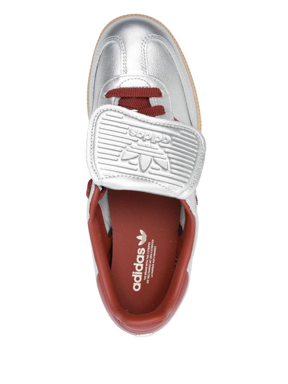 Samba Long Tongue Sneakers JH5707 SILVER RED ADIDAS ORIGINALS 