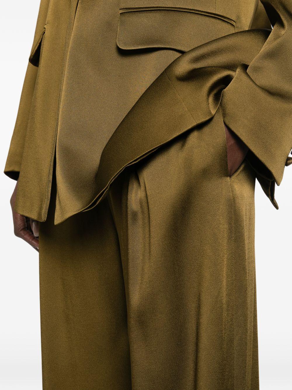 Completo In Enver Satin Crepe Lucido MSEALBINO 056 olio MAX MARA STUDIO 