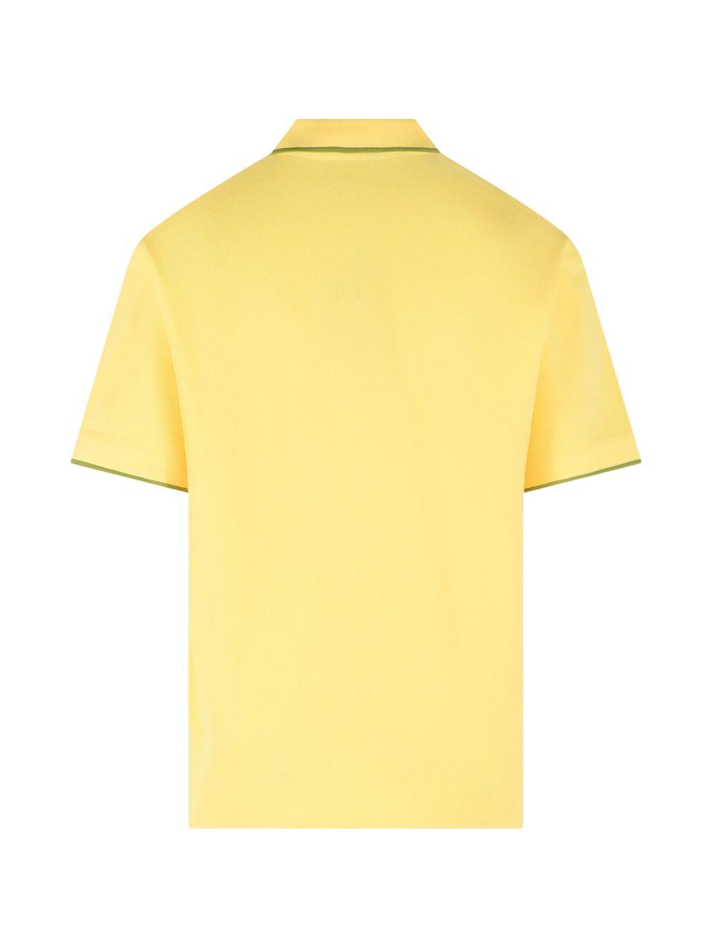 Polo Piqué Slogan Rose JPL161CO264 LIGHT YELLOW DROLE DE MONSIEUR 