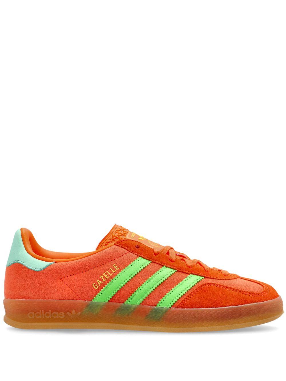 Gazzelle Indoor Sneakers JQ0193 ORANGE WHITE ADIDAS ORIGINALS 