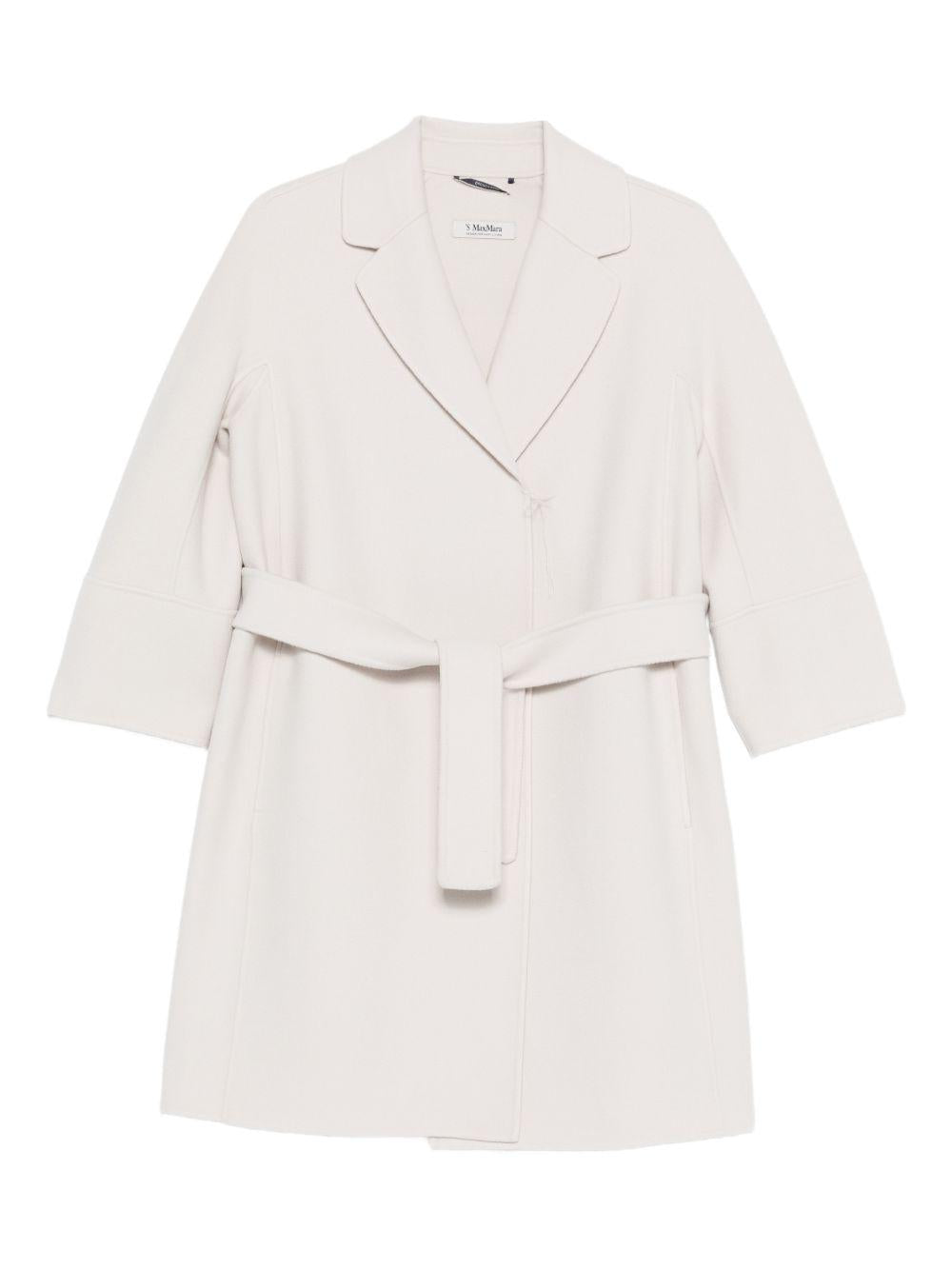 Cappotto Doppio Drap In Pura Lana ARONA 027 PALE SAND S MAX MARA 