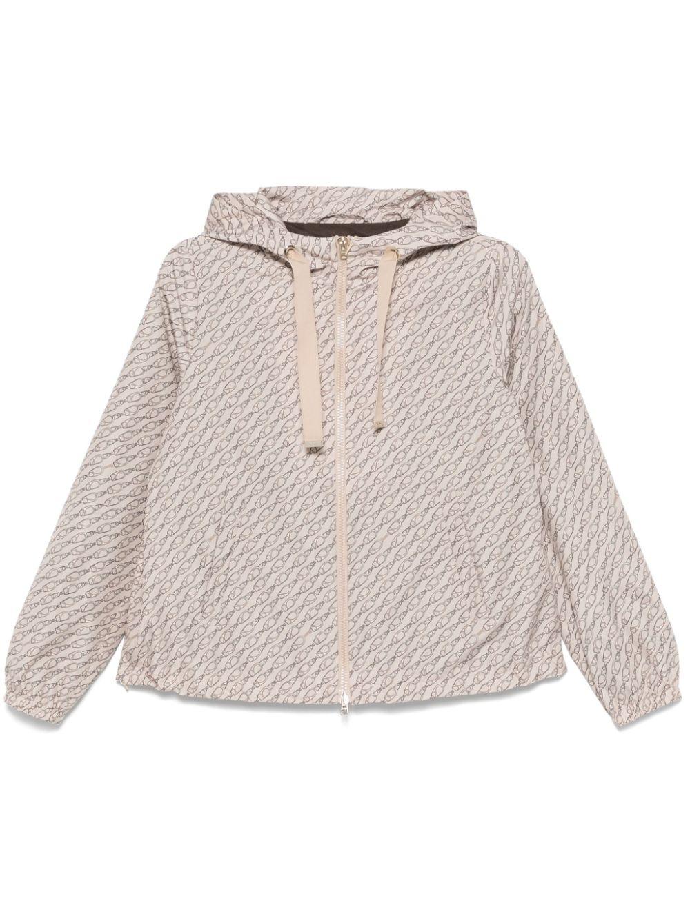 Giacca in nylon Iconic Print GI000309D12719P 2157 CAMMELLO HERNO 