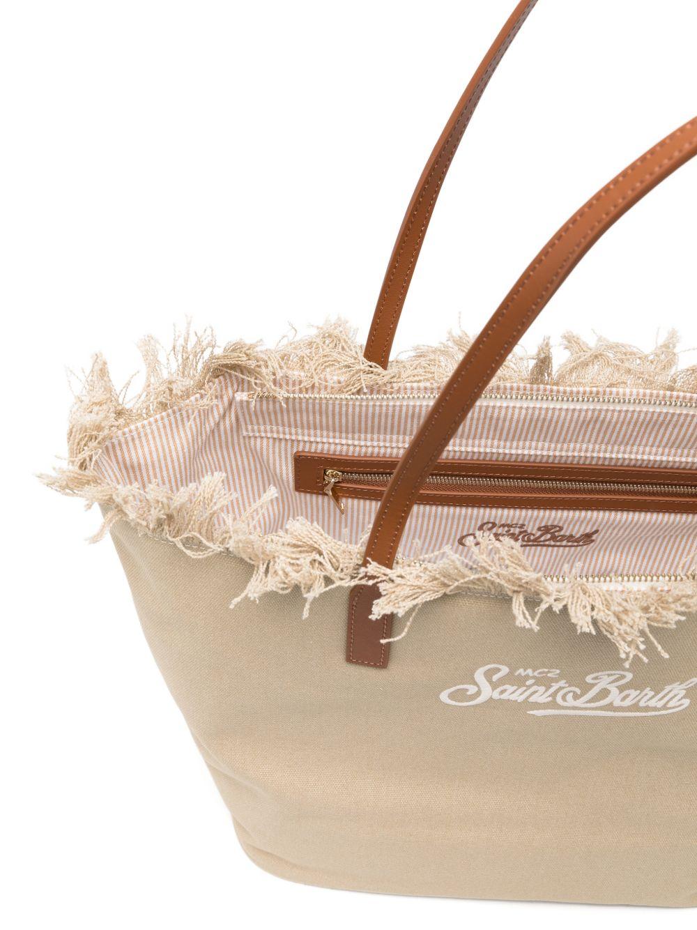 City Bag Midi Fringe CBF000101741L CANVAS 11 MC2 SAINT BARTH 