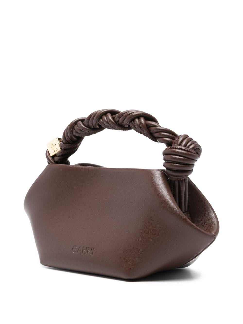 Brown Mini Bou Bag A7280 890 CHOCOLATE FONDANT GANNI 