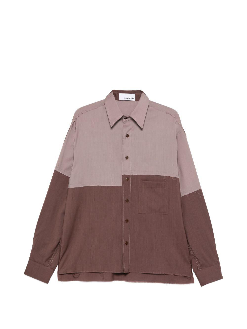 Camicia Richard Evo 26S17 5169 GRANATA OLD ROSE COSTUMEIN 