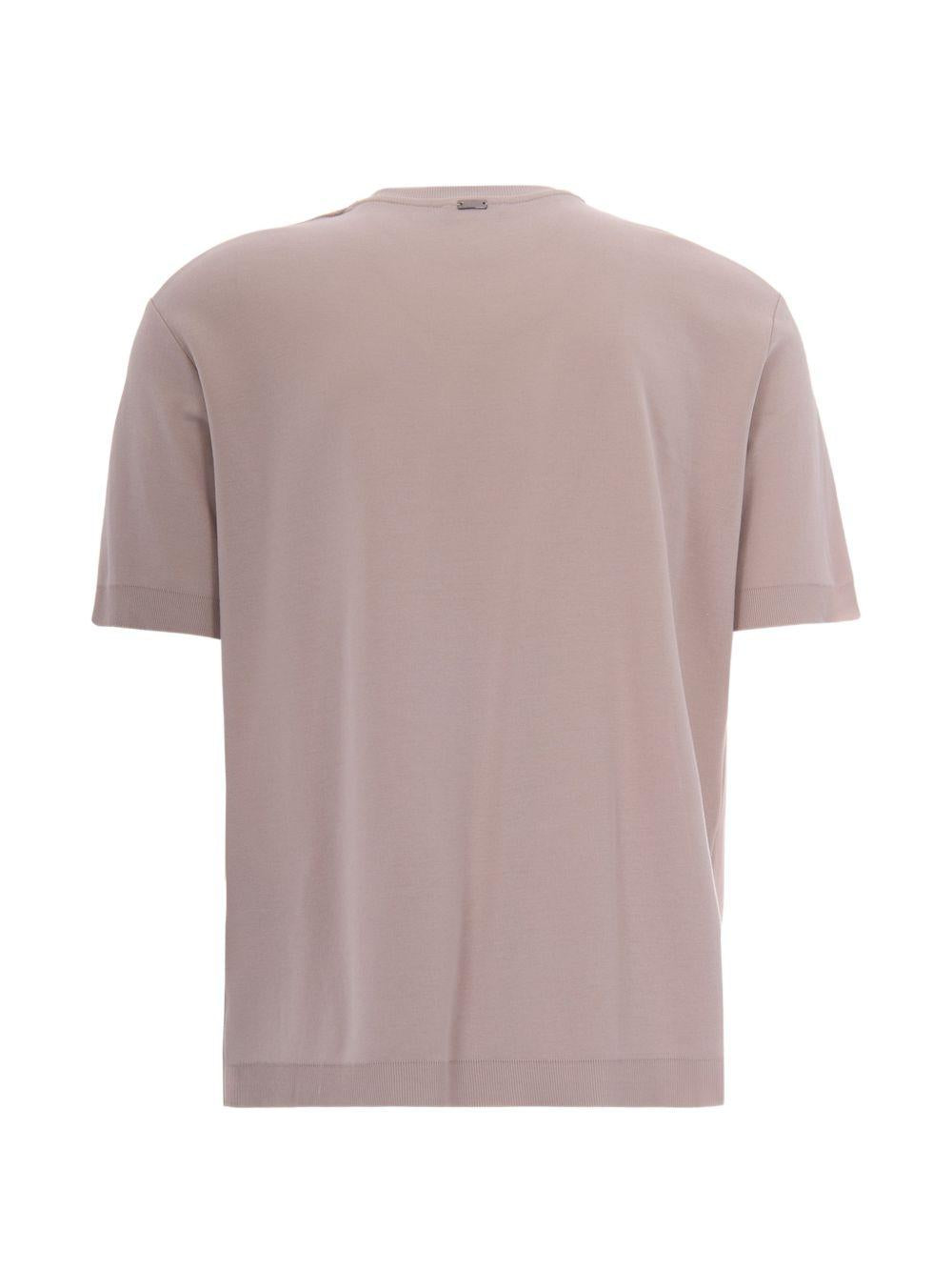 T-shirt in Jersey Knit Effect JG000206U52059 9403 GRIGIO PERLA HERNO 