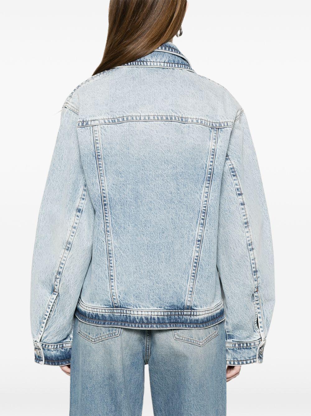 Giacca due pezzi in denim SPSCLORO 009 CHIARO USED SPORTMAX 