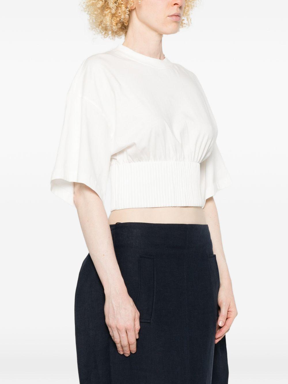 T-Shirt In Cotone SPXFOSCO 001 LATTE SPORTMAX 