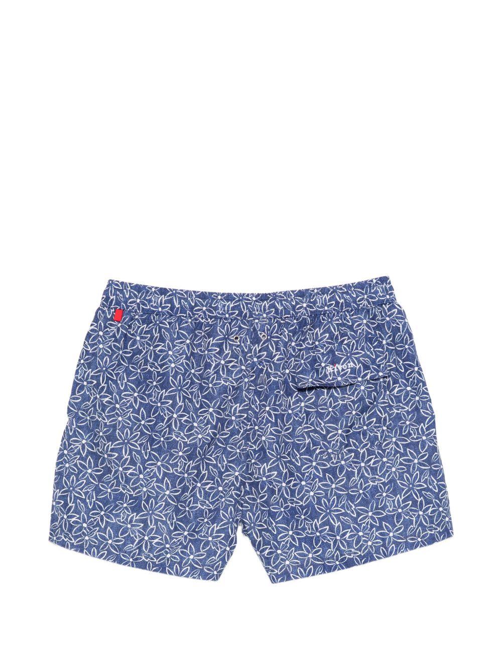 KITON - Boxer da mare corto UCOM010K0743H84009 MULTICOLOUR KITON 