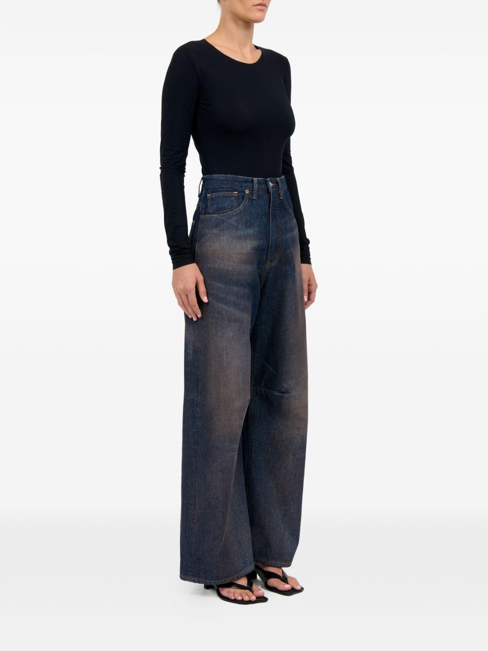 Jeans 5 Tasche in Denim Blu S62LB0218M30055 963 MM6 MAISON MARGIELA 