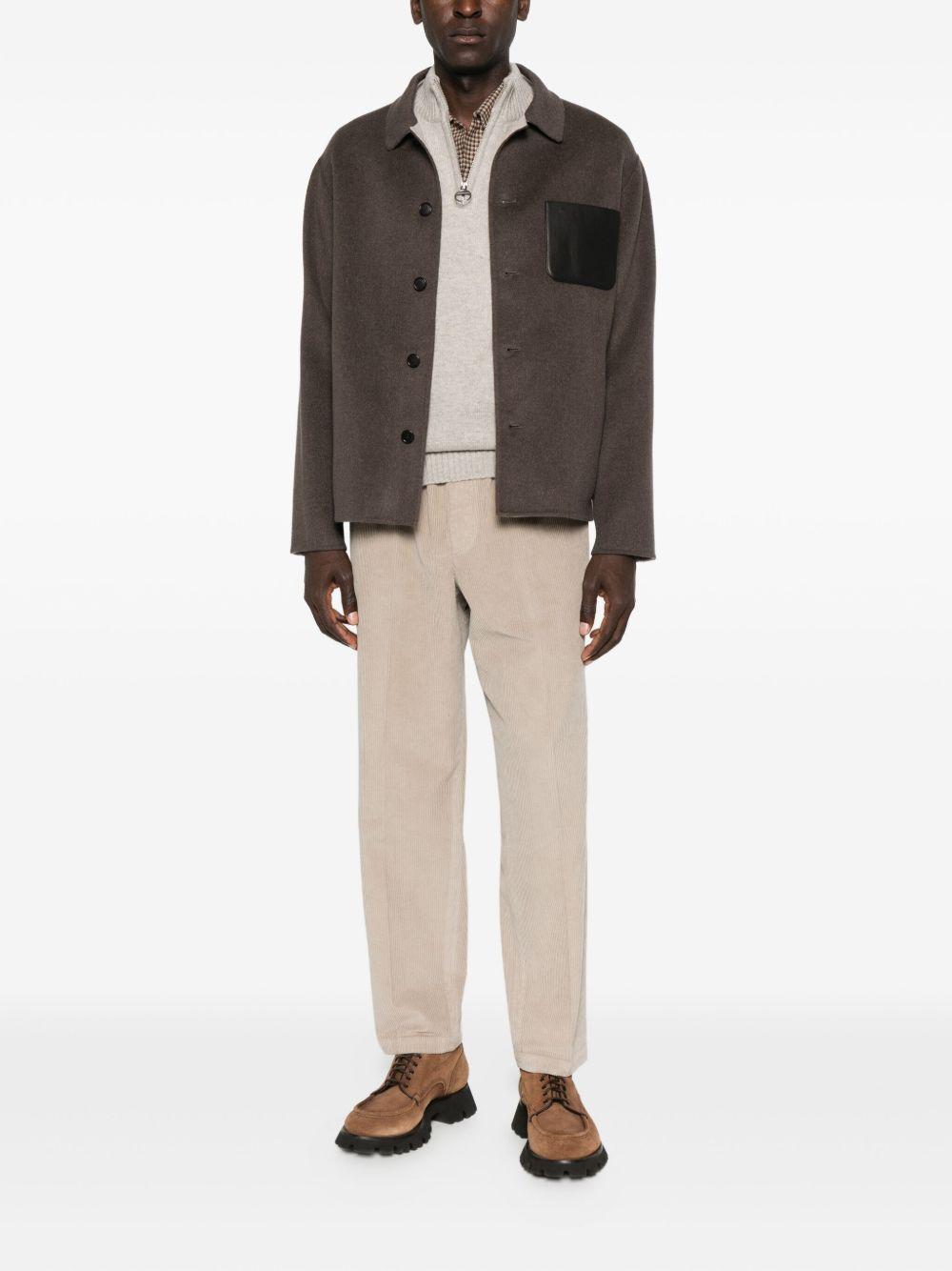 Maglione con zip corta Grangetown MKN1653MKN GY15 LIGHT GREY BARBOUR 