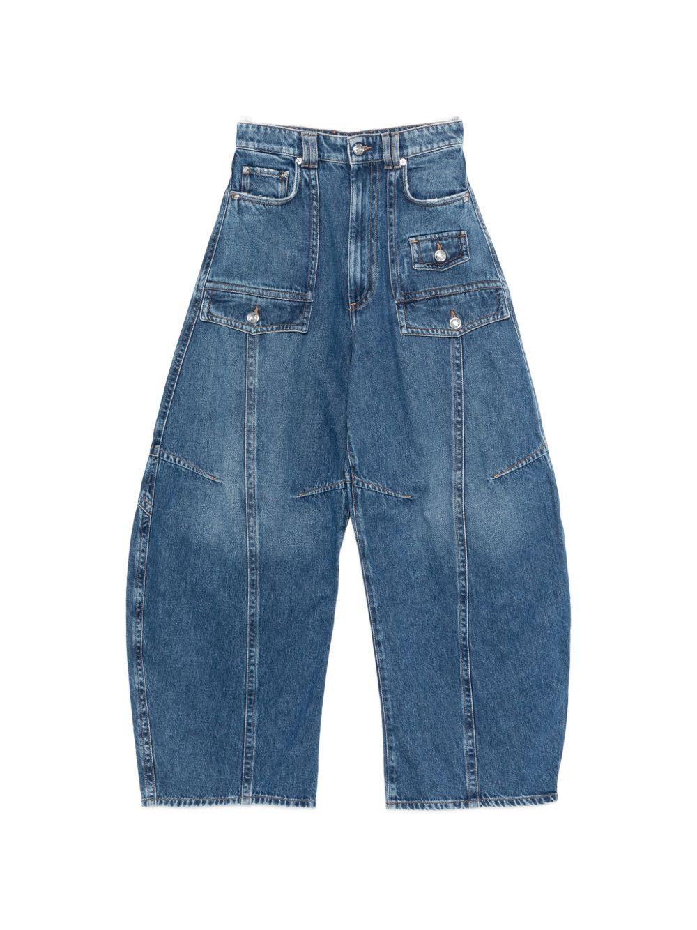 Jeans In Puro Cotone Trattato In Capo SPXVIOLINO 005 MEDIO VINTAGE SPORTMAX 