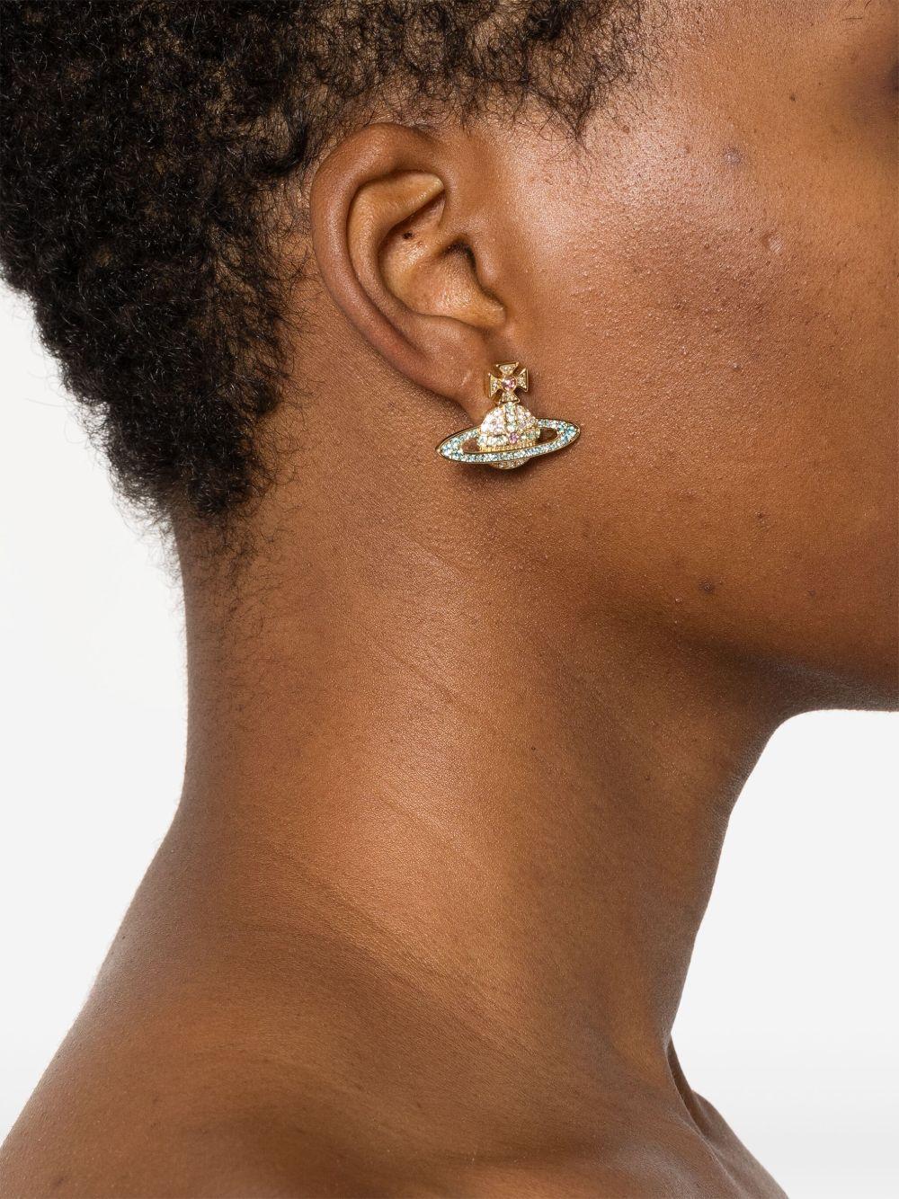Kika Earrings 6201006902R770 GOLD CRYSTAL ACQUAMARINE VIVIENNE WESTWOOD 