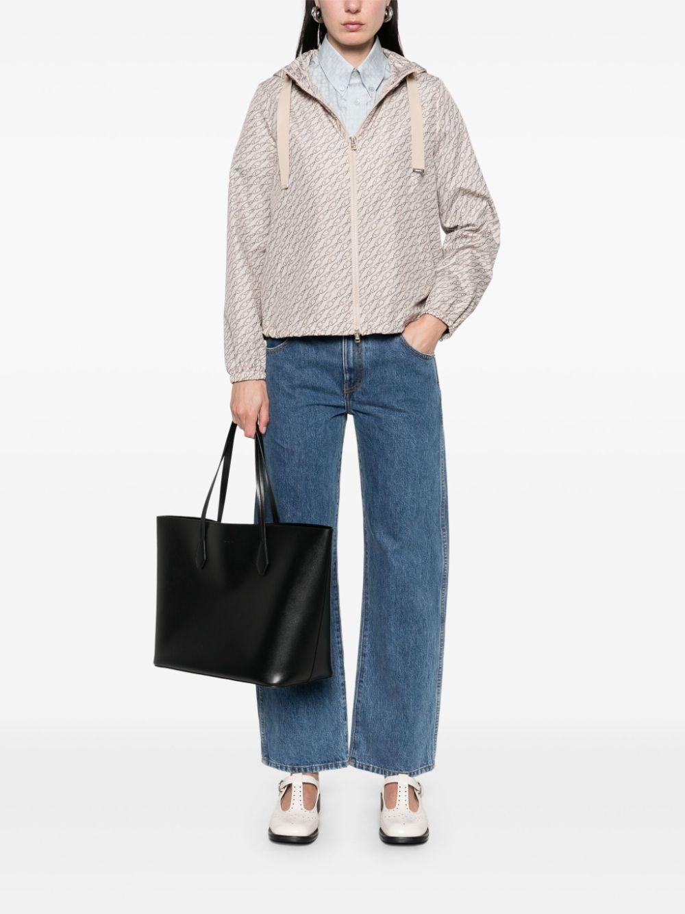 Giacca in nylon Iconic Print GI000309D12719P 2157 CAMMELLO HERNO 