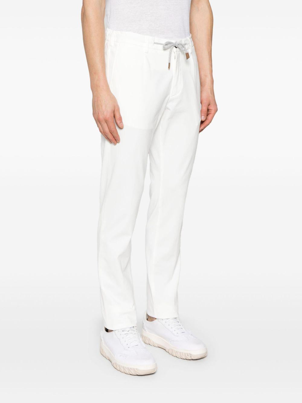 Pantalone jogger X75PANB21TET0K005 01 BIANCO ELEVENTY 
