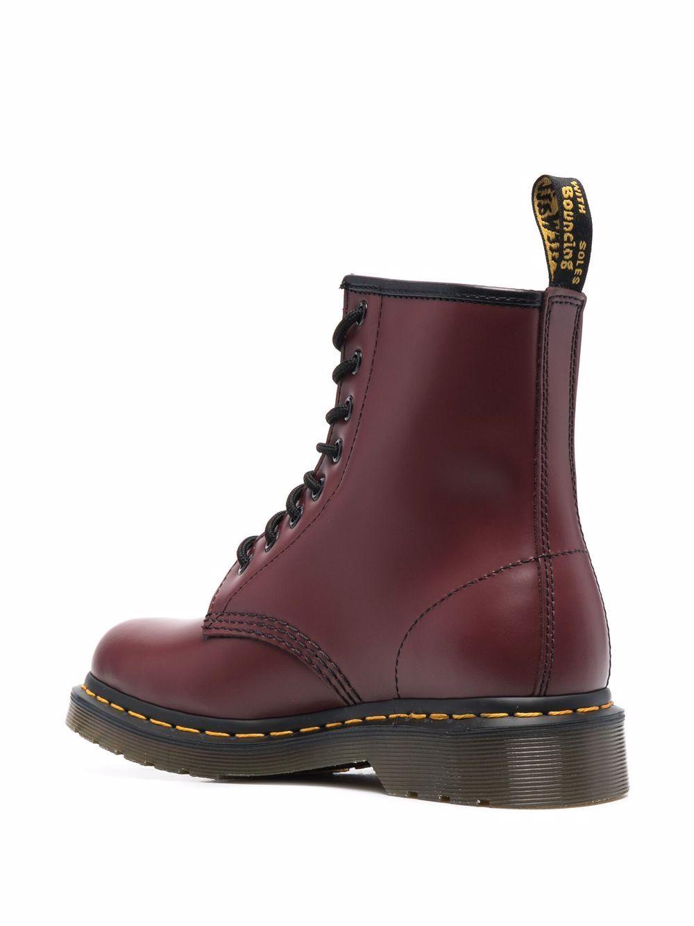 Stivali stringati 1460 in pelle smooth 11822600 CHERRY RED DR. MARTENS 