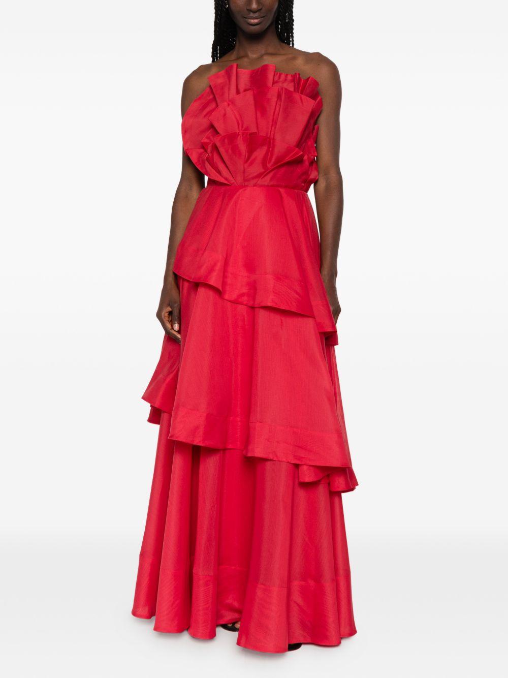 Selestia Gown 26RE5014 SCARLET RED AJE 