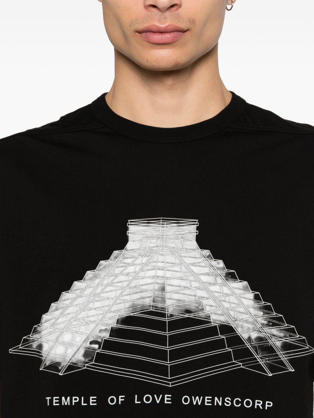 T-shirt Brad RR01F2232JAEP13 0911 BLACK MILK RICK OWENS 