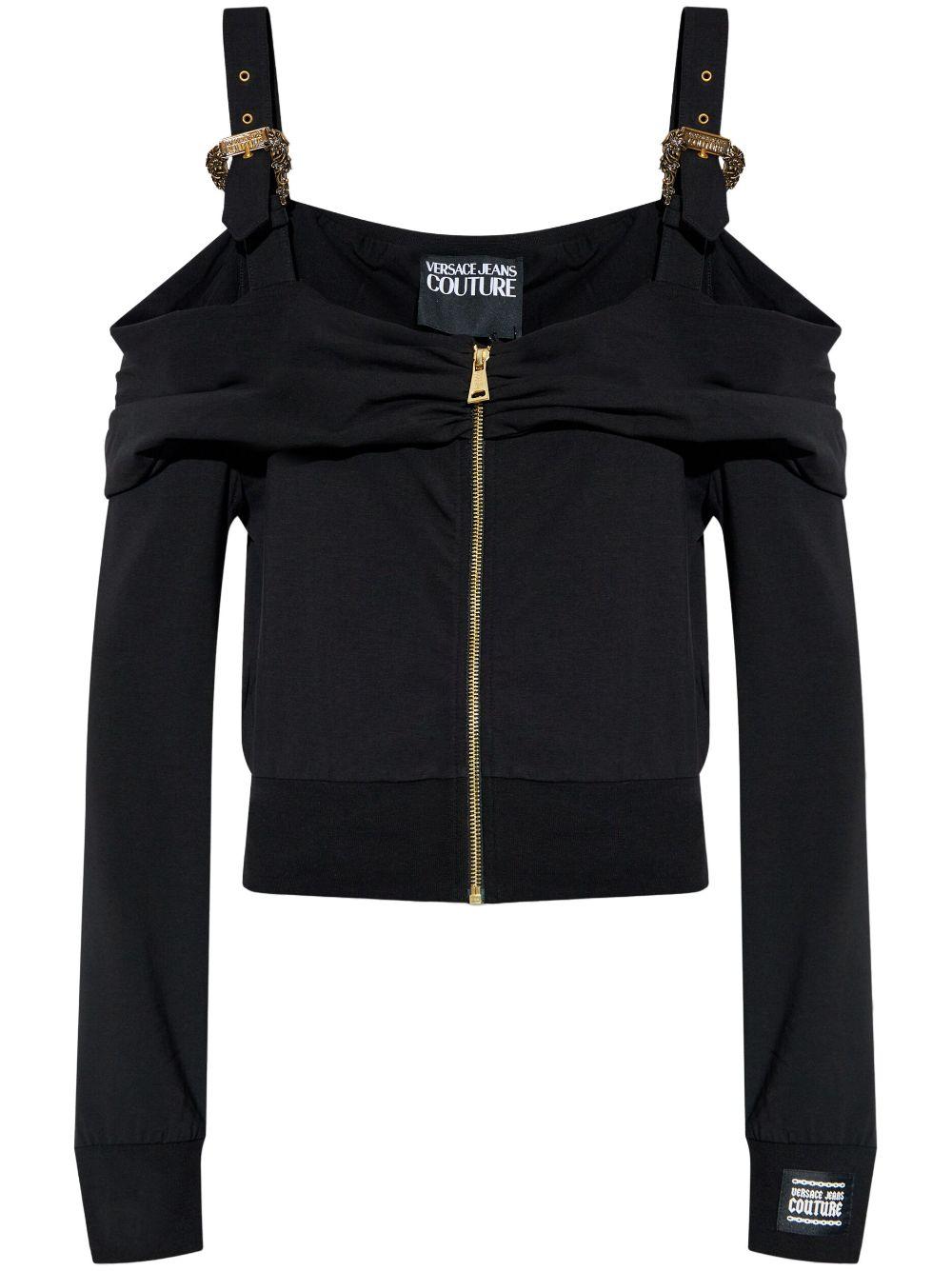  77HAI318J0089 899 BLACK VERSACE JEANS COUTURE 