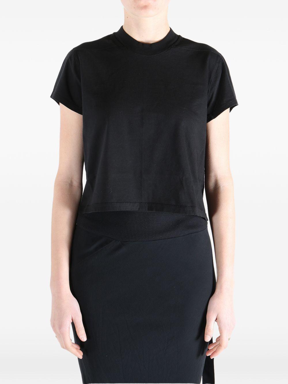 Cropped Small Level T DS01F4207RN 09 BLACK RICK OWENS DRKSHDW 