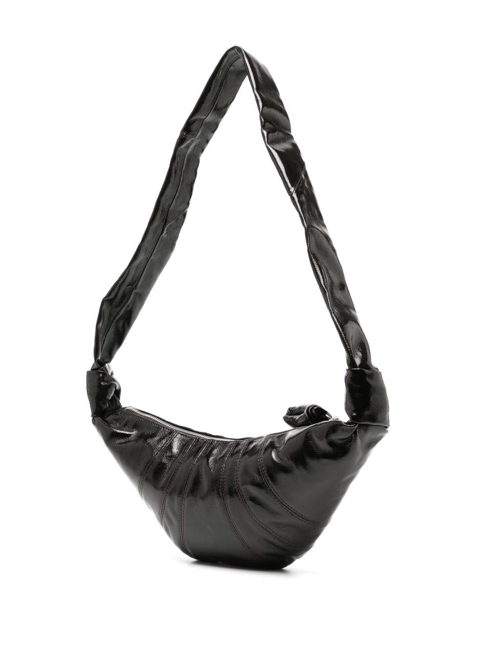 Medium Croissant Bag in Coated Cotton BG0001LF1329 BR477 TRUFFLE LEMAIRE 