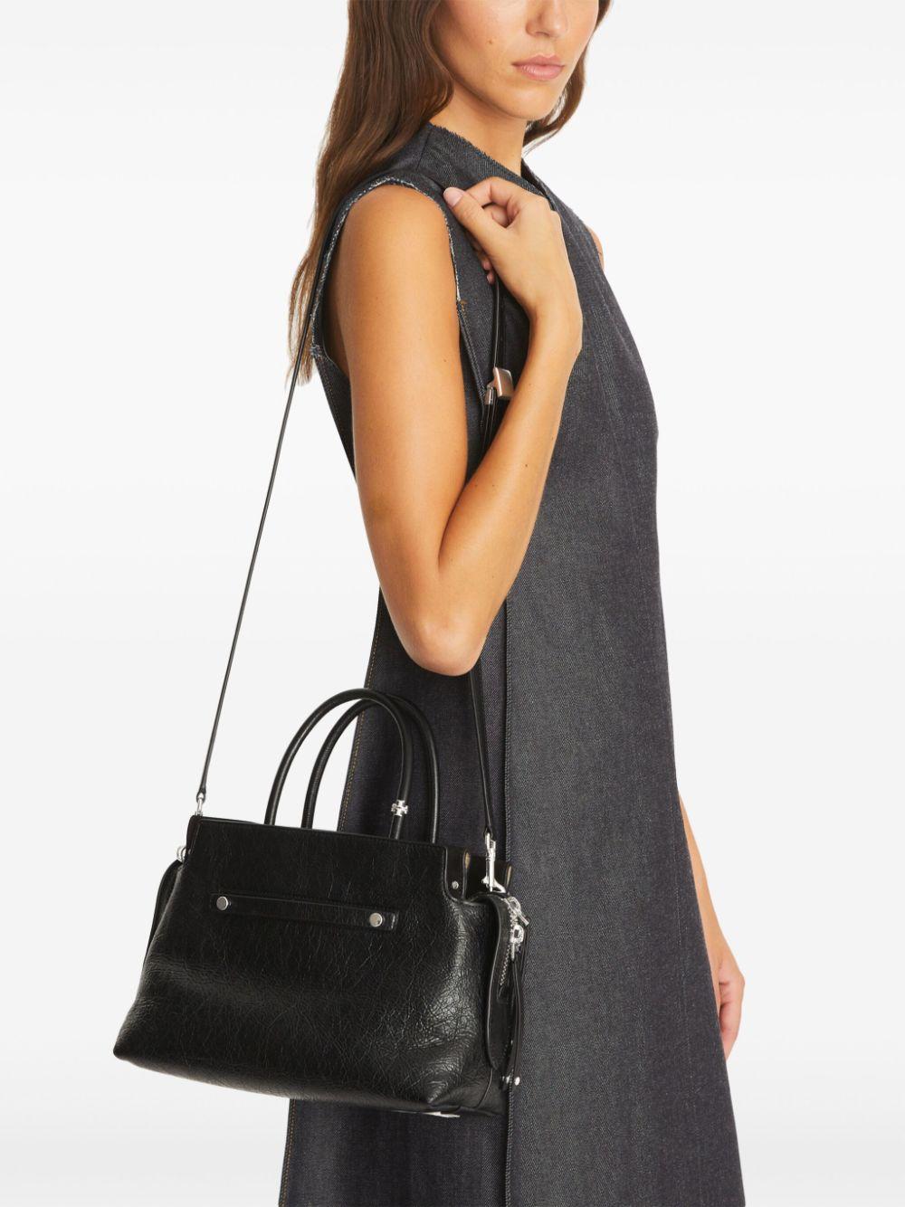 Mercer Distressed tote bag 165150 001 BLACK TORY BURCH 