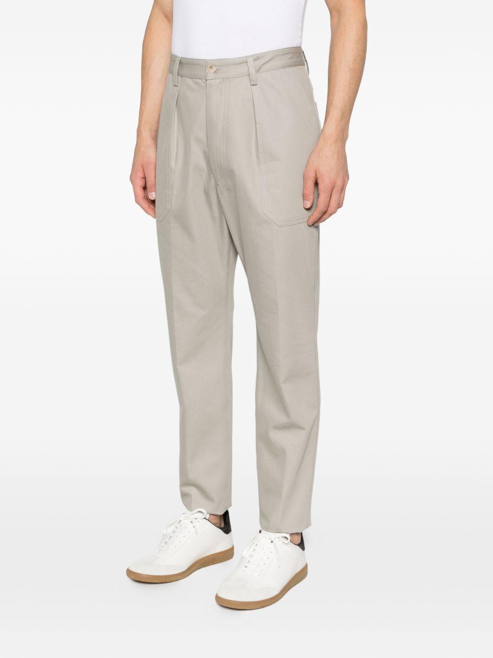 Pantalone in cotone con pinces M75PANM12TES0M143 07 MILITARY GREEN ELEVENTY 
