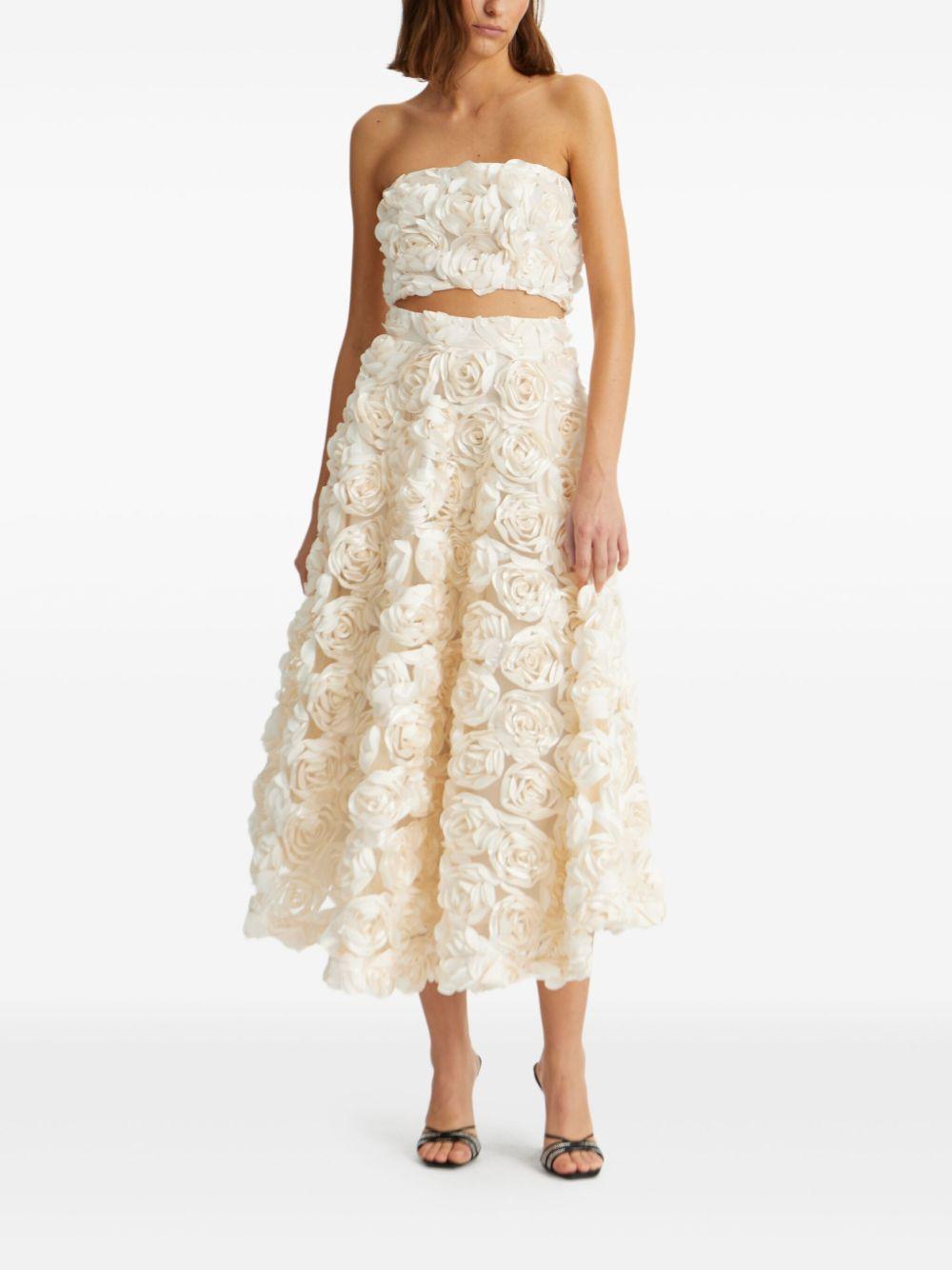 Cropped Top<BR/> 114658857 857 EGRET ROTATE 